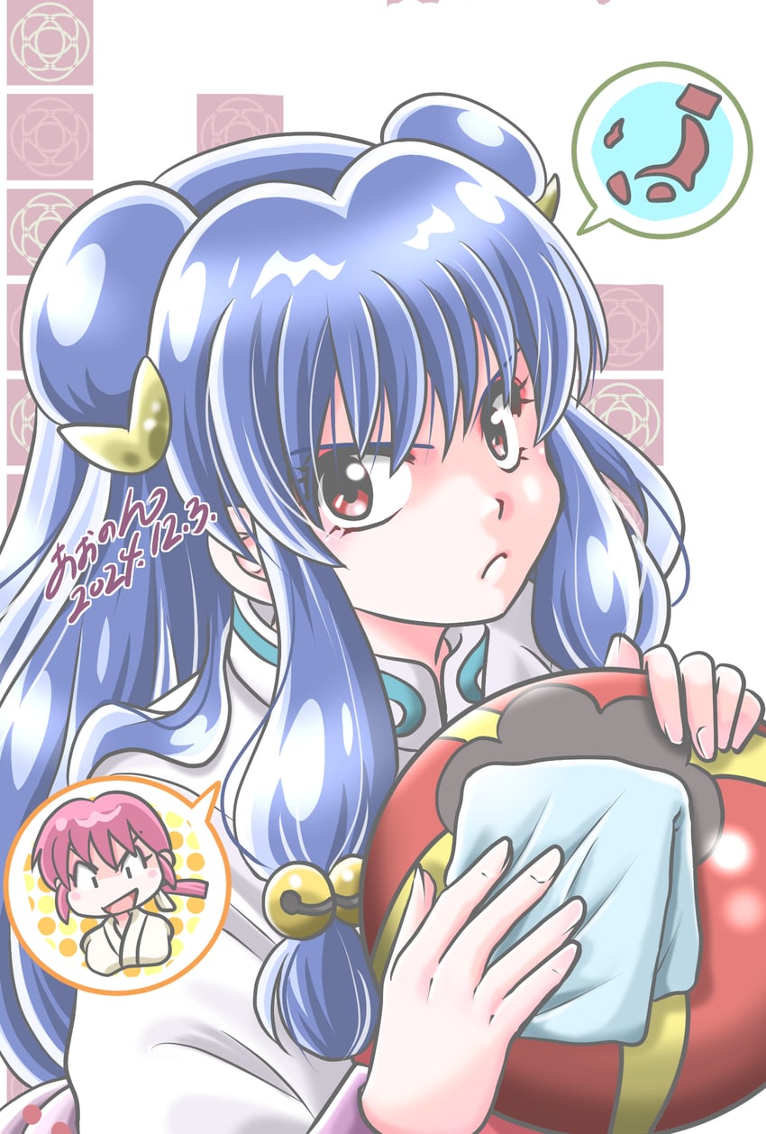 ranma-chan and shampoo (ranma 1/2) drawn by aononmi