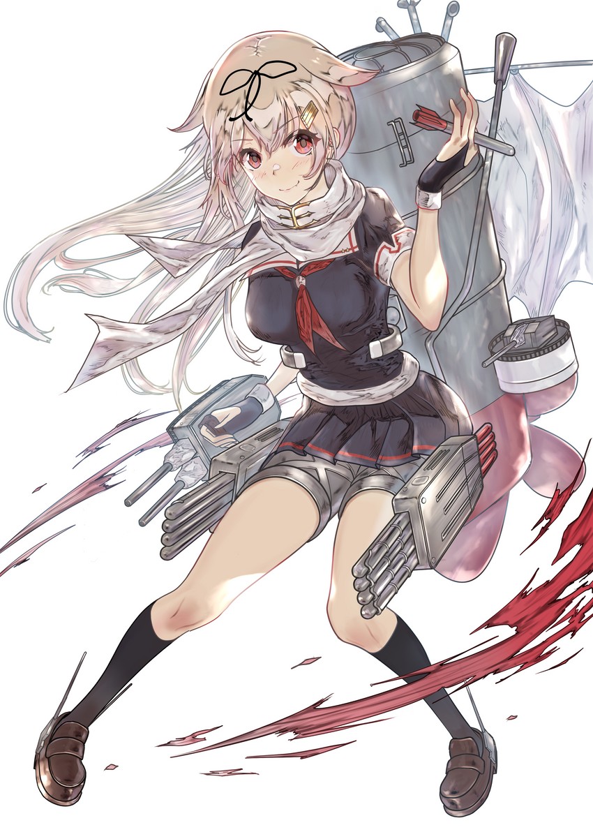 yuudachi and yuudachi kai ni (kantai collection) drawn by taki_rentaro