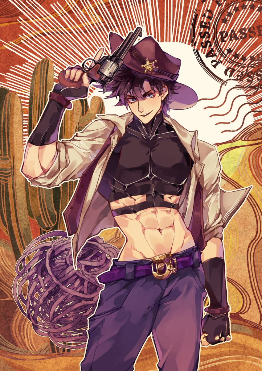 joseph joestar (jojo no kimyou na bouken and 1 more) drawn by sky_kiki