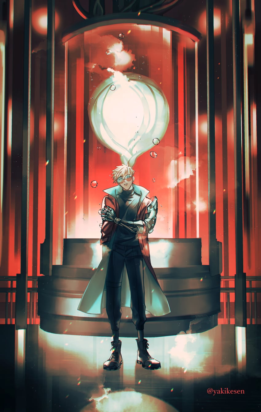 vash the stampede (trigun and 1 more) drawn by yakikesen