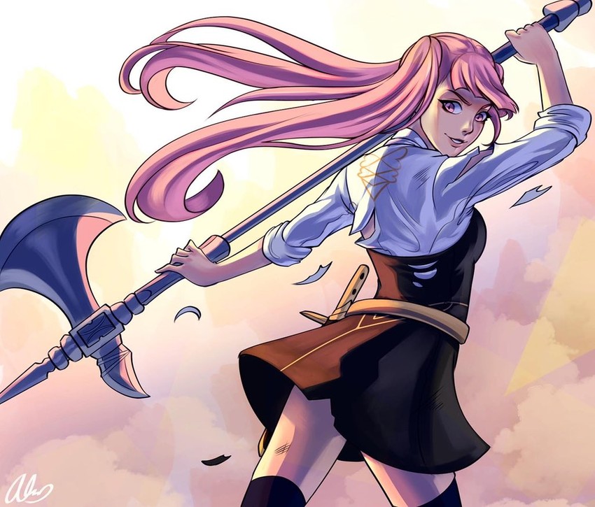 hilda valentine goneril (fire emblem and 1 more) drawn by alina_l