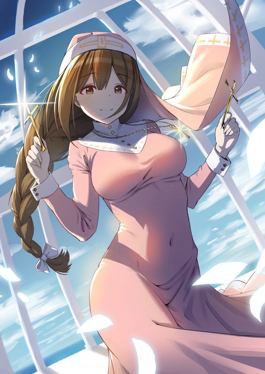 kuwayama chiyuki (idolmaster and 1 more) drawn by amochin