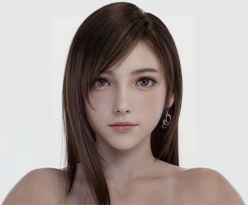 tifa lockhart (final fantasy and 2 more) drawn by slash_(slash-soft)