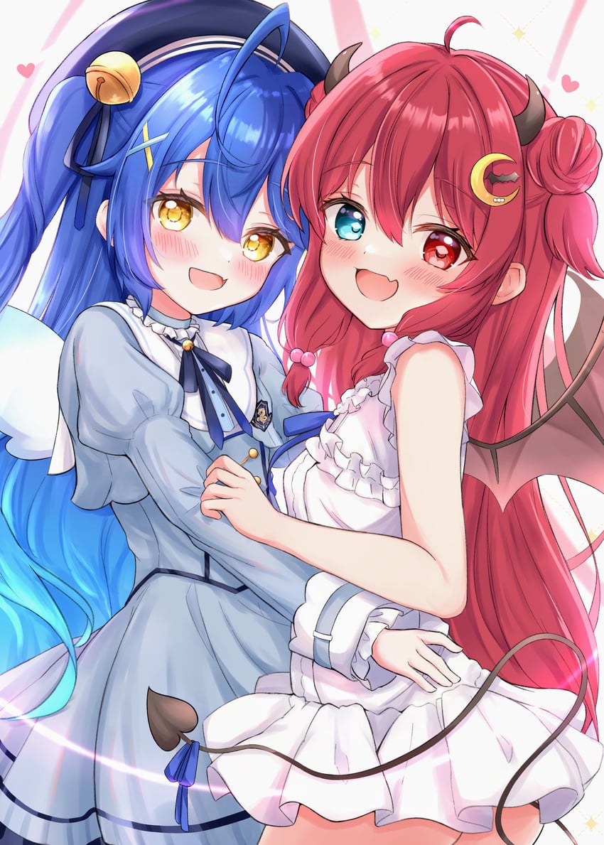 amamiya kokoro and yuzuki roa (nijisanji) drawn by matcha_november