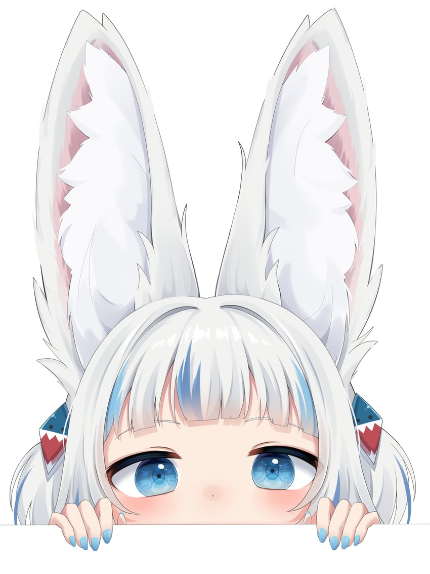gawr gura (hololive and 1 more) drawn by snmdx