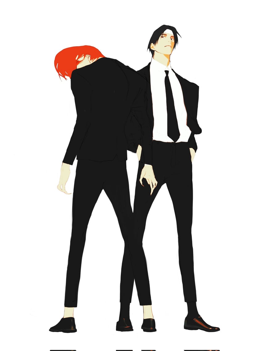 yagami iori and kusanagi kyou (the king of fighters) drawn by lomizuki