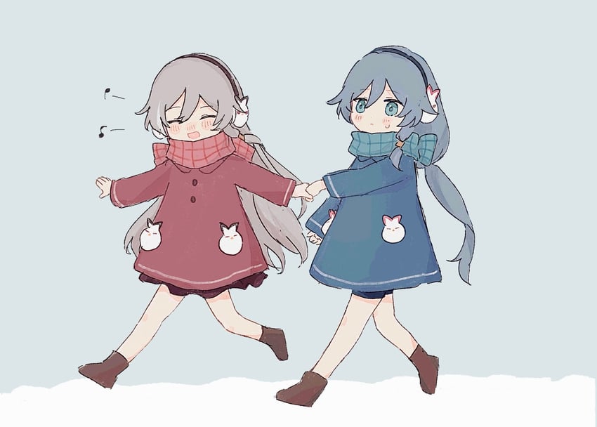fu hua and herrscher of sentience (honkai and 1 more) drawn by tya_tya_3rd