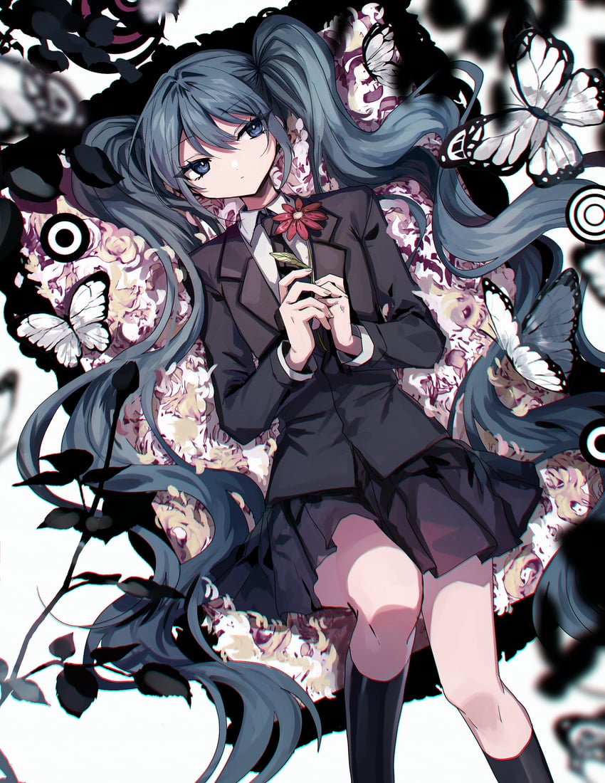 hatsune miku (vocaloid and 1 more) drawn by danjou_sora