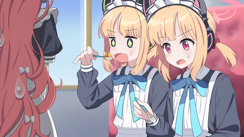 momoi, midori, and yuzu (blue archive and 1 more) drawn by poorunii