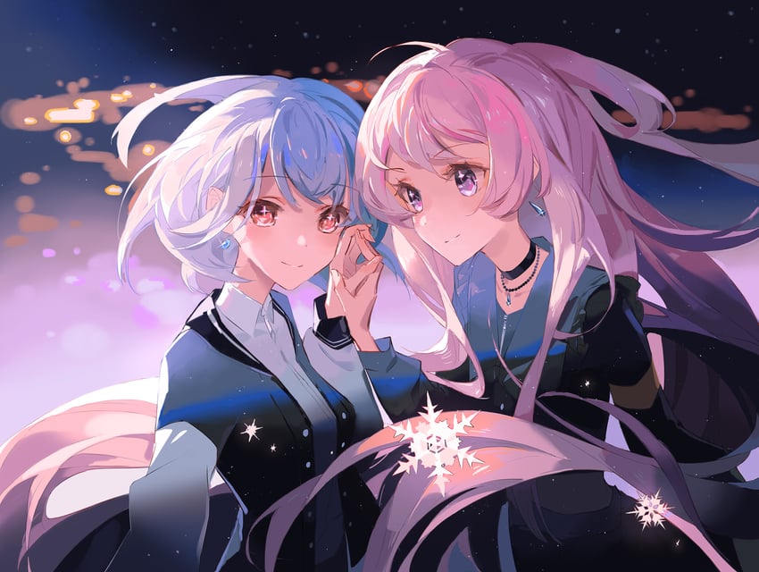 chihaya anon and takamatsu tomori (bang dream! and 1 more) drawn by myth1944