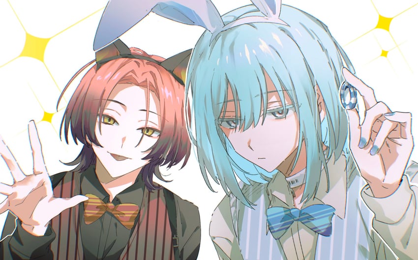 natsuyaki chihiro and azekawa kinari (18trip) drawn by shokuhan_shio