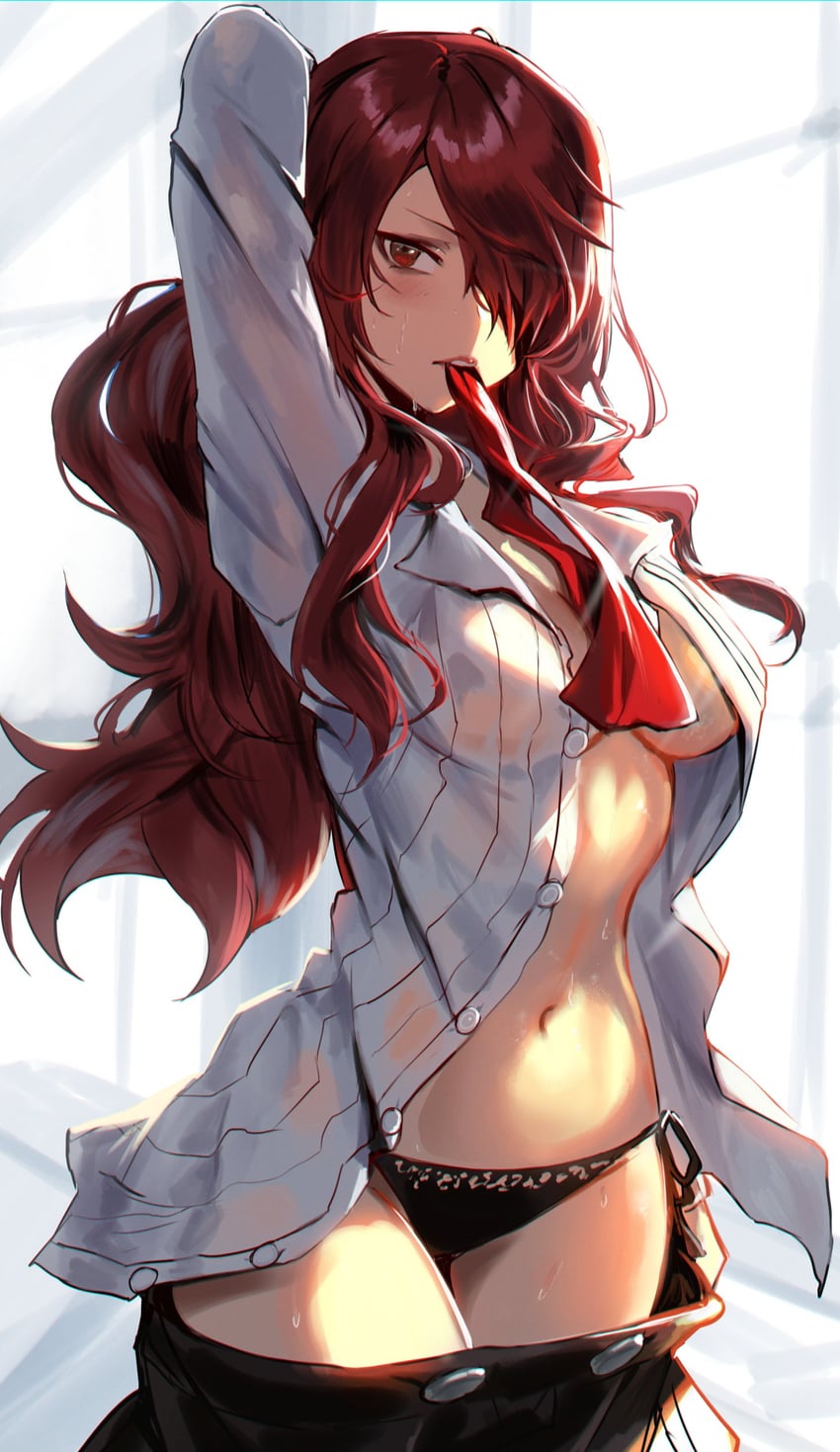 kirijou mitsuru (persona and 2 more) drawn by hirosenpai