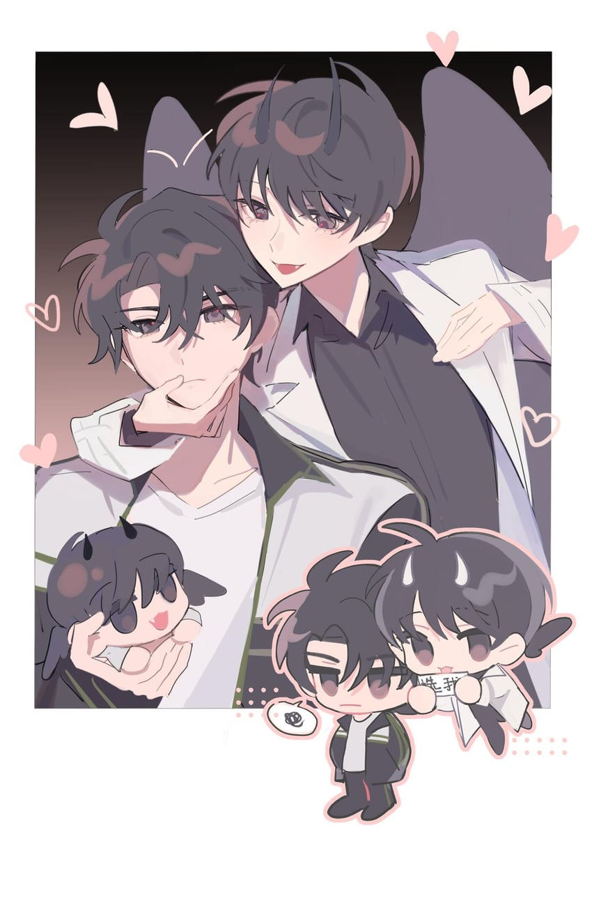kim dokja and yoo joonghyuk (omniscient reader's viewpoint) drawn by ya_qaq