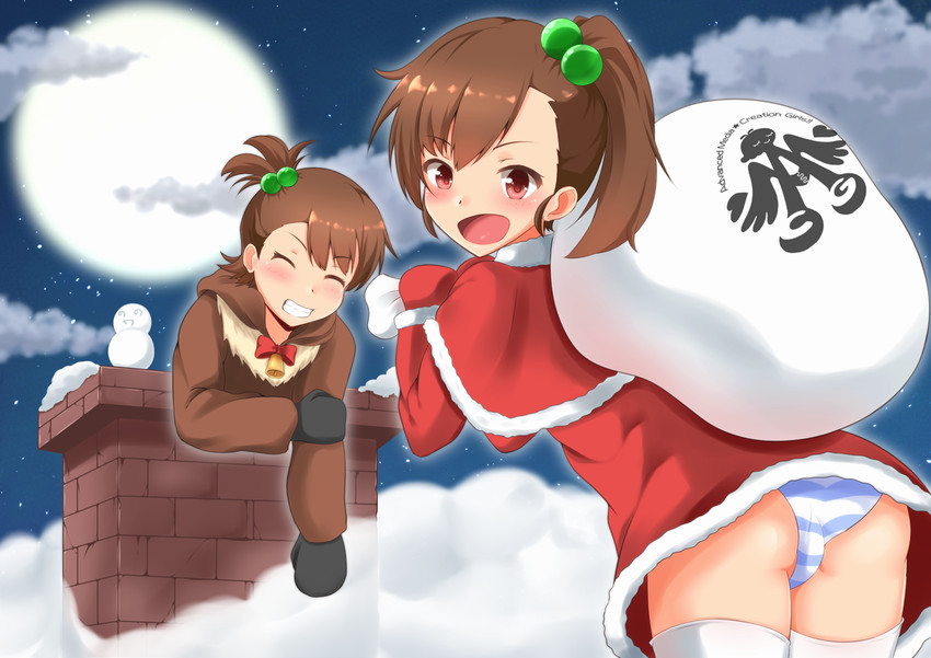 futami mami and futami ami (idolmaster) drawn by fuku_d
