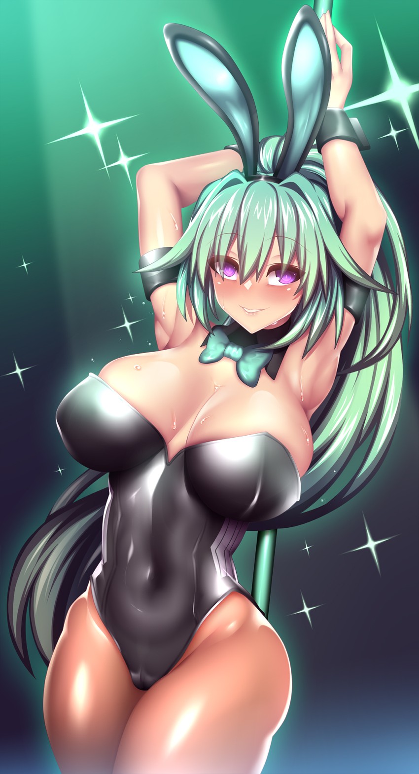 green heart (neptune and 2 more) drawn by fi-san
