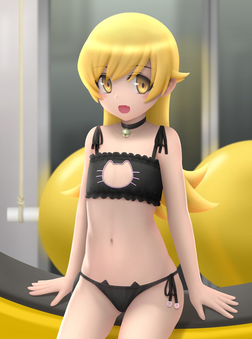 oshino shinobu (monogatari and 1 more) drawn by siraha
