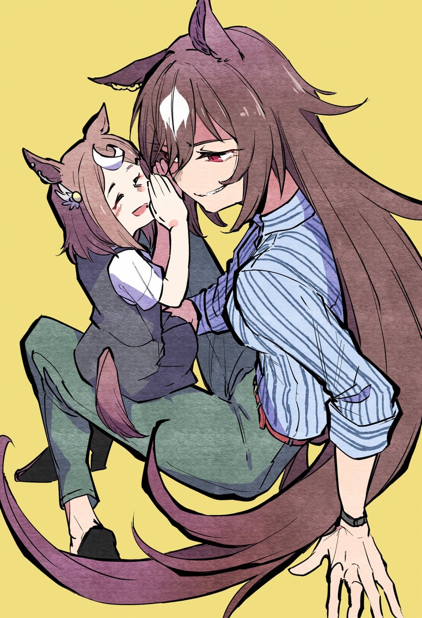 sirius symboli and tsurumaru tsuyoshi (umamusume) drawn by takatsuki_nato