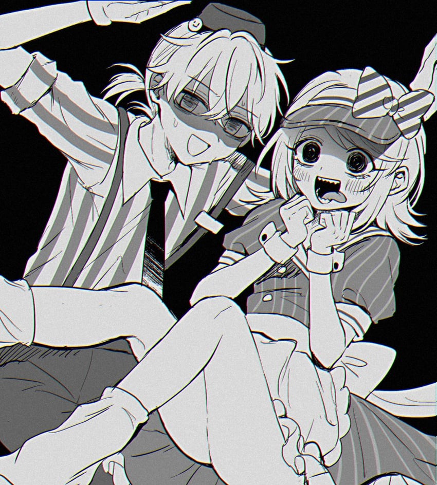 kagamine rin and kagamine len (vocaloid and 1 more) drawn by usameruti