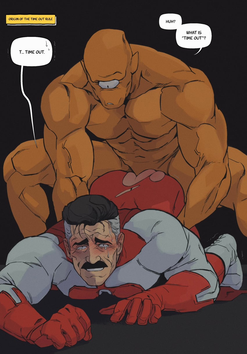 nolan grayson, omni-man, and allen (invincible) drawn by bonjourdraws