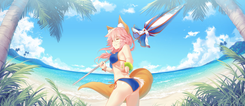 tamamo and tamamo no mae (fate and 1 more) drawn by rimuu