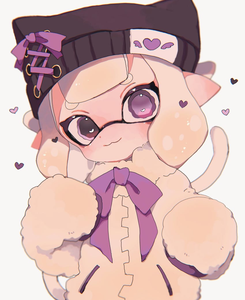 inkling player character and inkling girl (splatoon) drawn by splash_kuro3