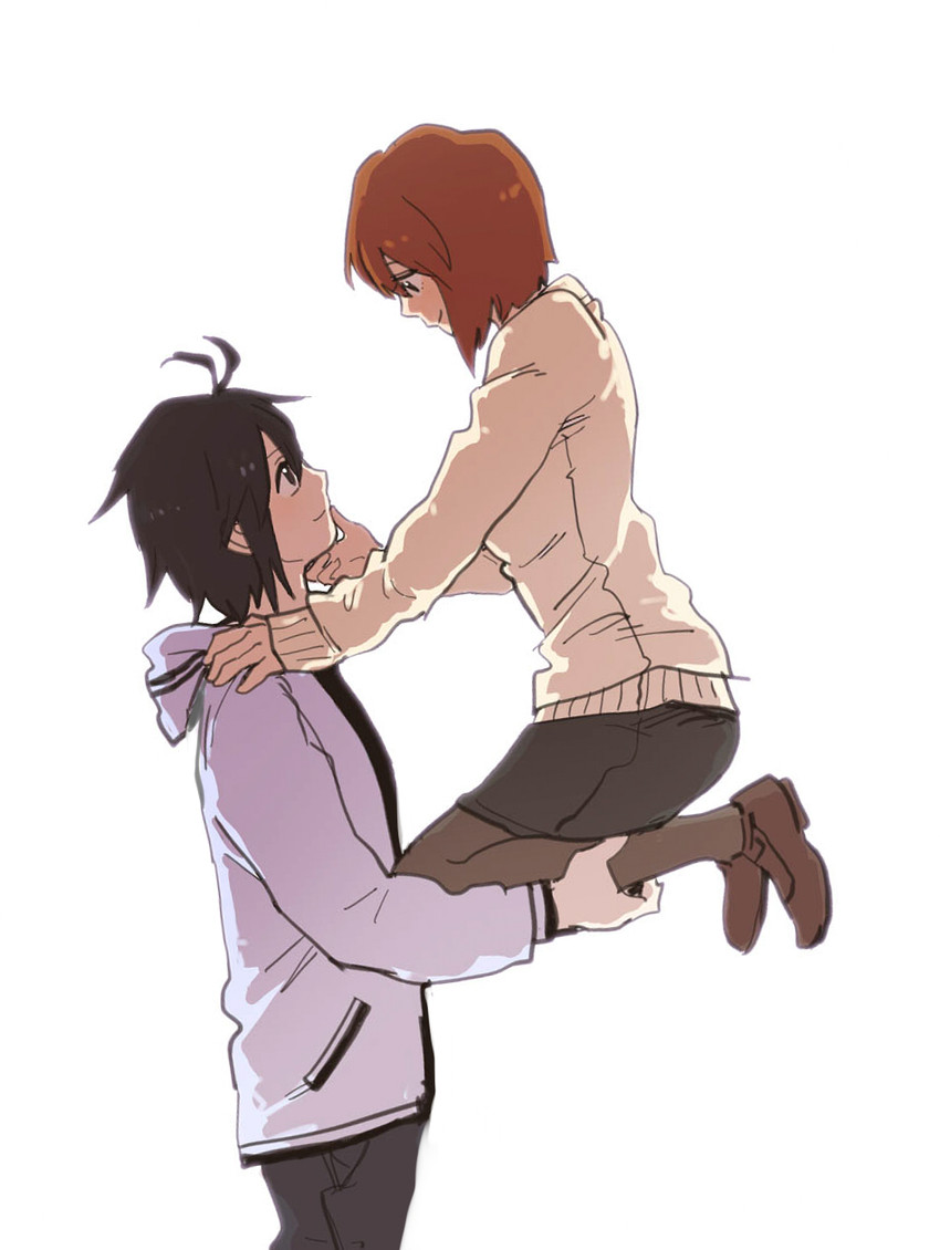 kikuchi makoto and hagiwara yukiho (idolmaster) drawn by pito_(sh02327)