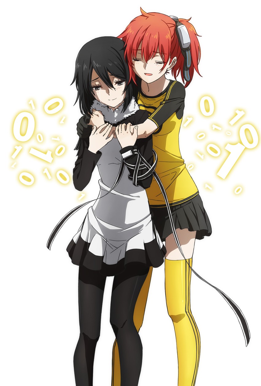 aiba ami and kamishiro yuuko (digimon and 1 more) drawn by oiun