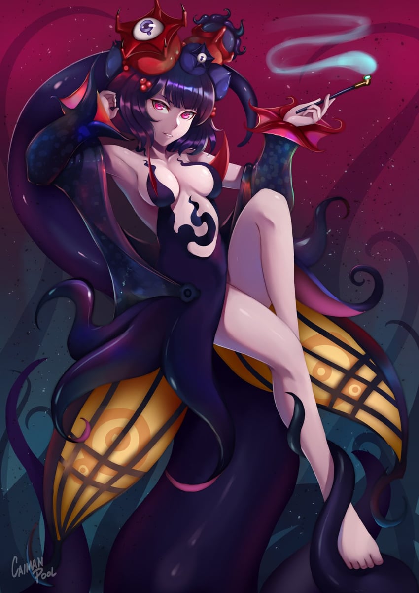 katsushika hokusai (fate and 1 more) drawn by caiman_pool