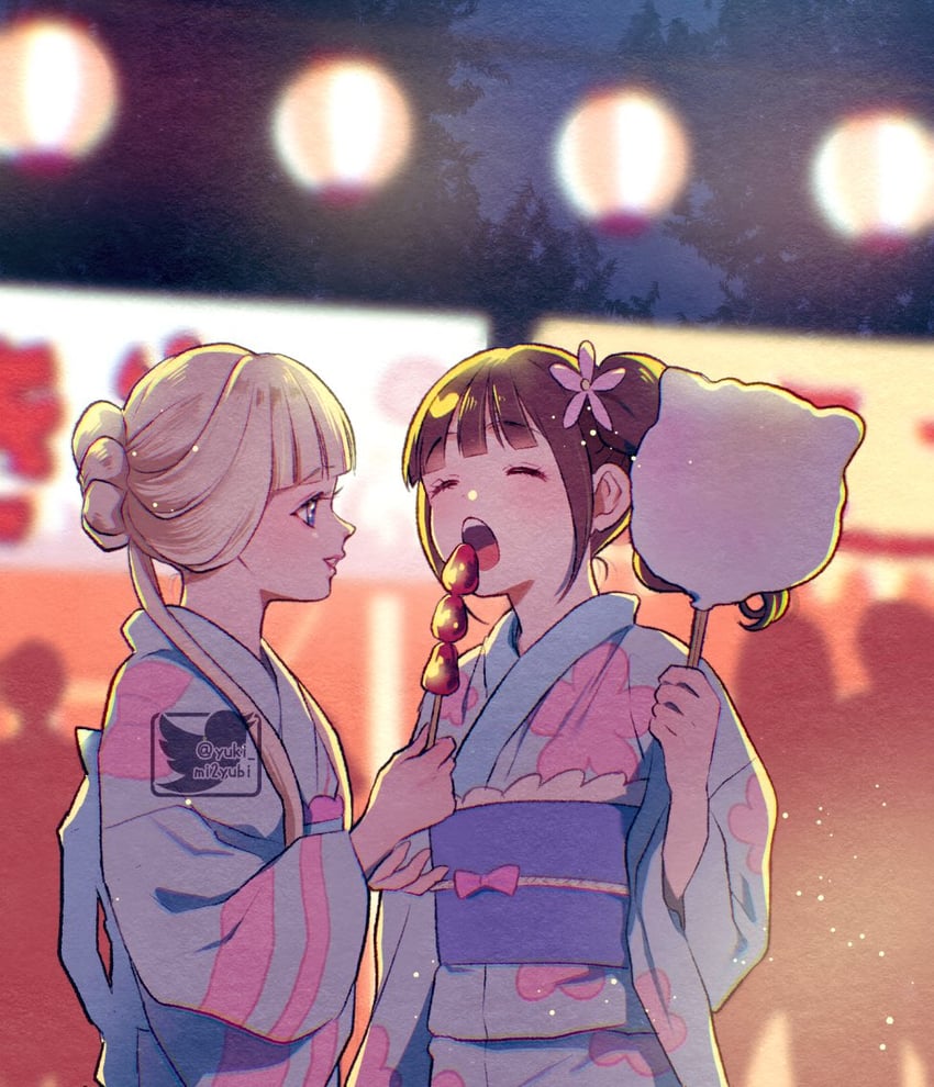 nekoyashiki yuki and nekoyashiki mayu (precure and 1 more) drawn by yuki_(yuki3243)