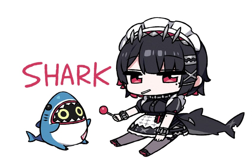 ellen joe and sharkboo (zenless zone zero) drawn by chan_co