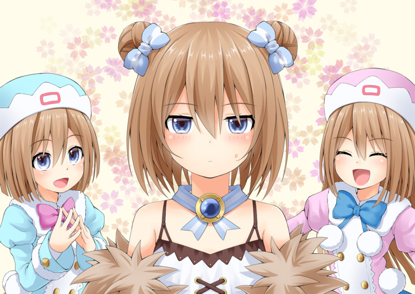 blanc, rom, and ram (neptune and 1 more) drawn by oekakizuki