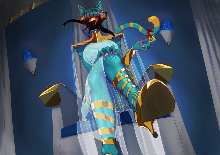 nyanlathotep (cthulhu mythos and 1 more) drawn by catalexy