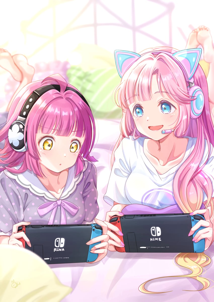 anyoji hime and tennoji rina (love live! and 2 more) drawn by iroenpitsu_xxx