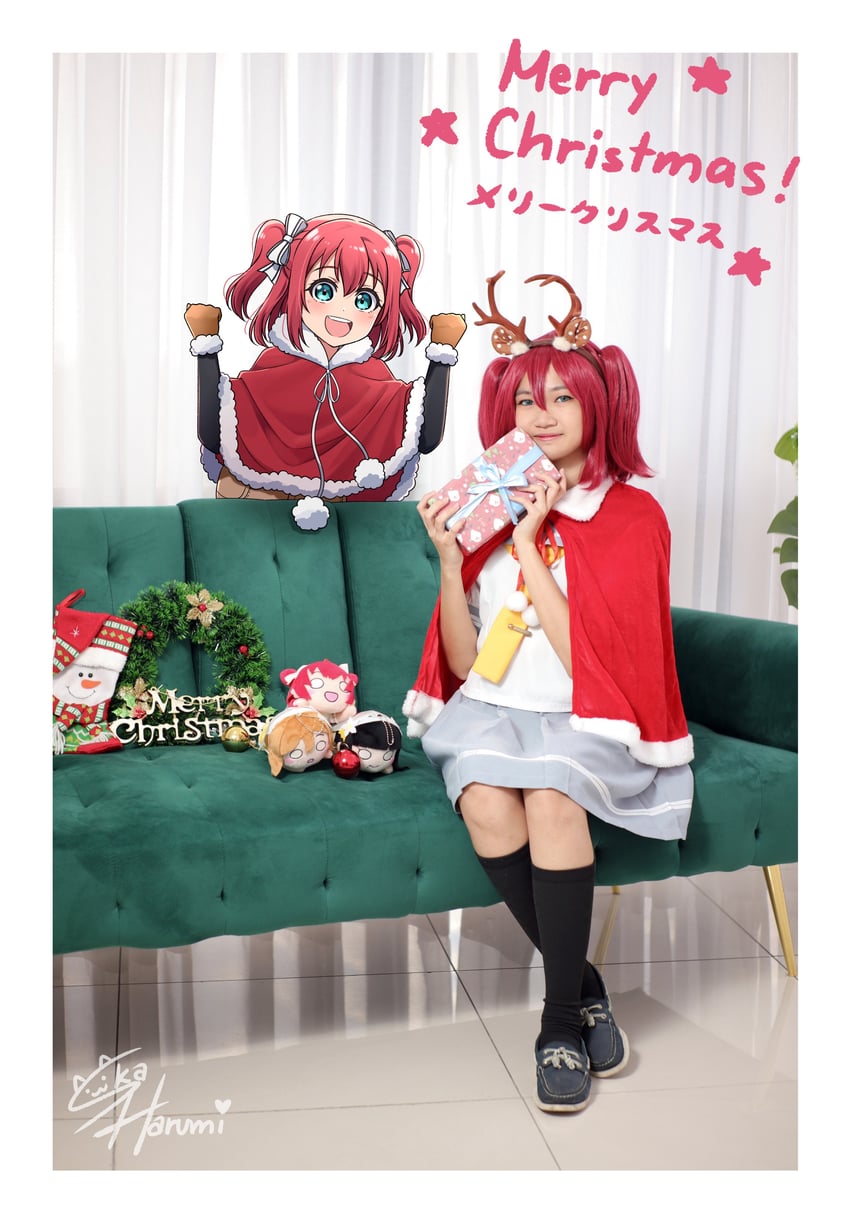 kurosawa ruby (love live! and 1 more) drawn by ska.harumi