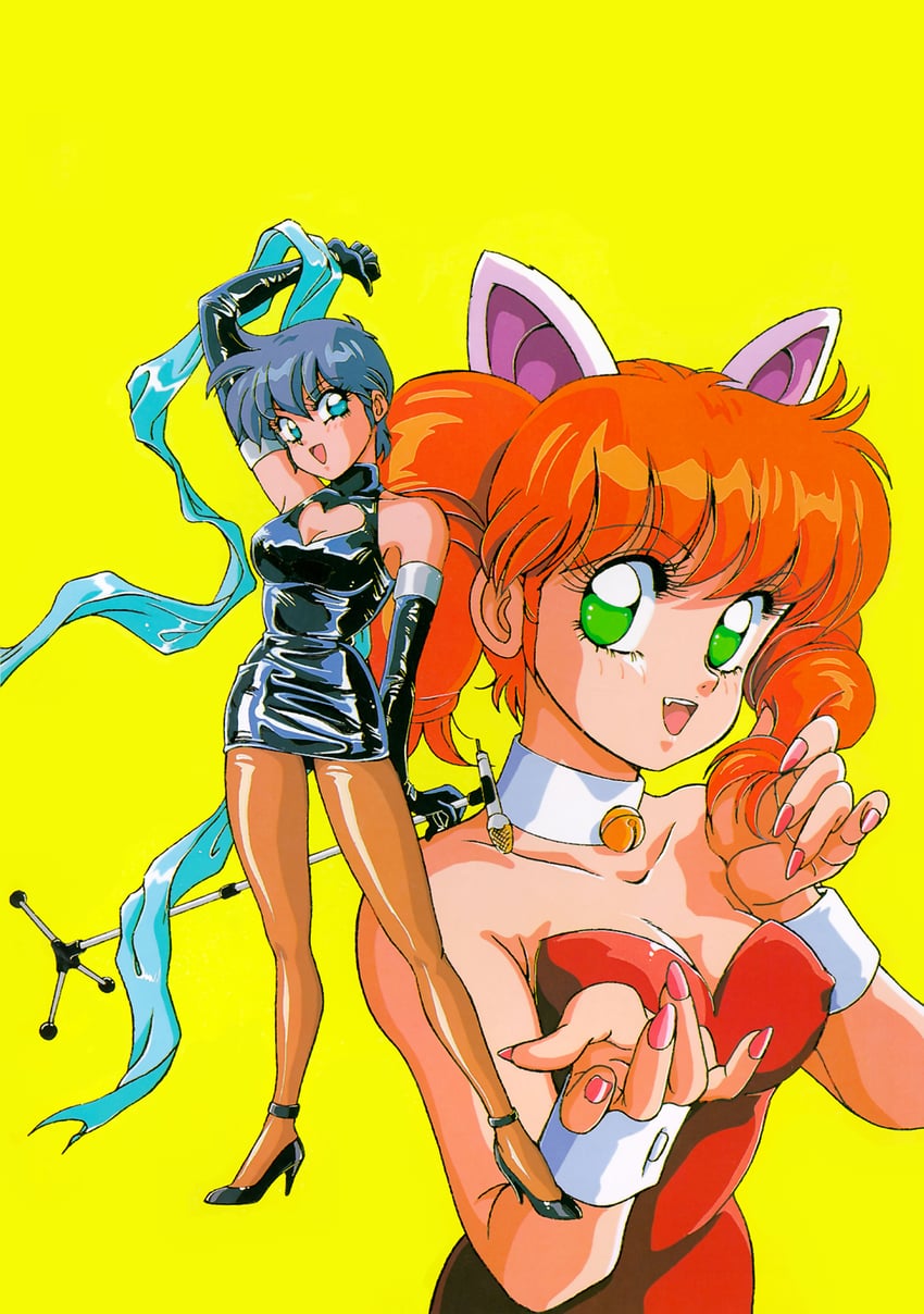 sakurai tomo and emoto miki (midnight anime lemon angel) drawn by mon_mon