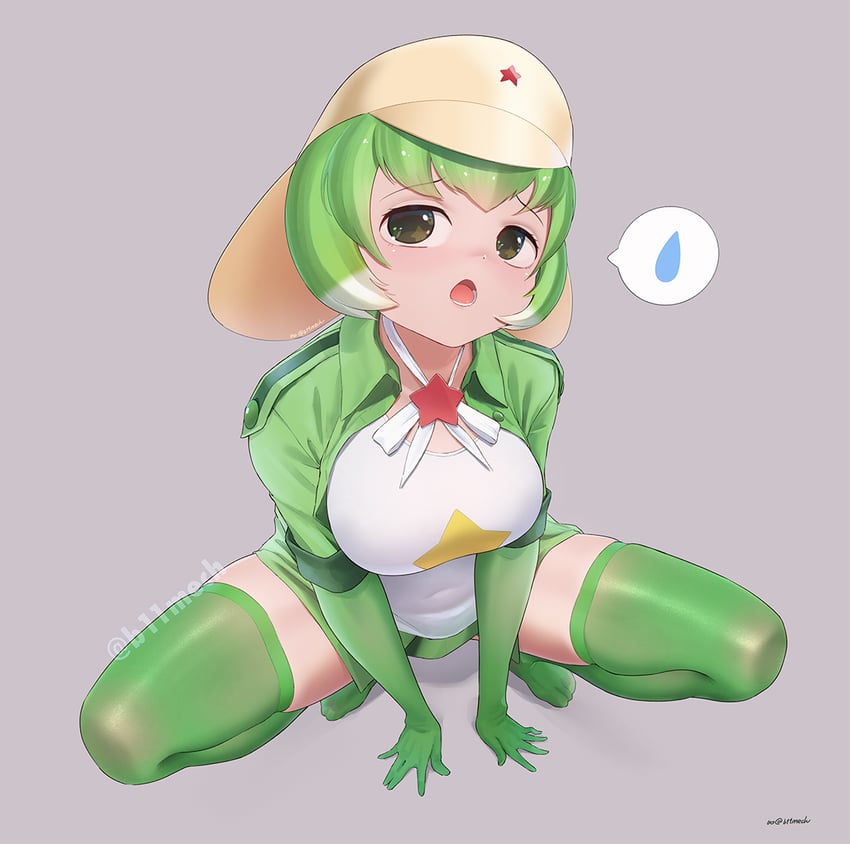 keroro (kemono friends and 2 more) drawn by beleven