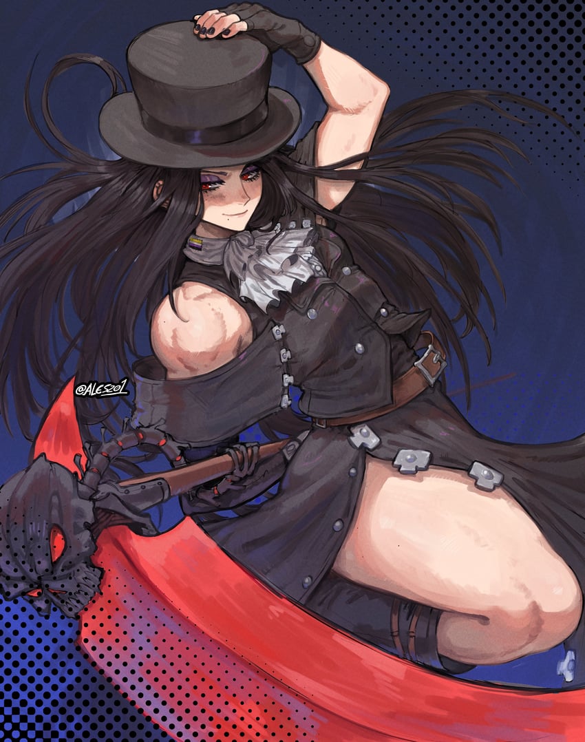 testament (guilty gear and 1 more) drawn by gabriel_ales