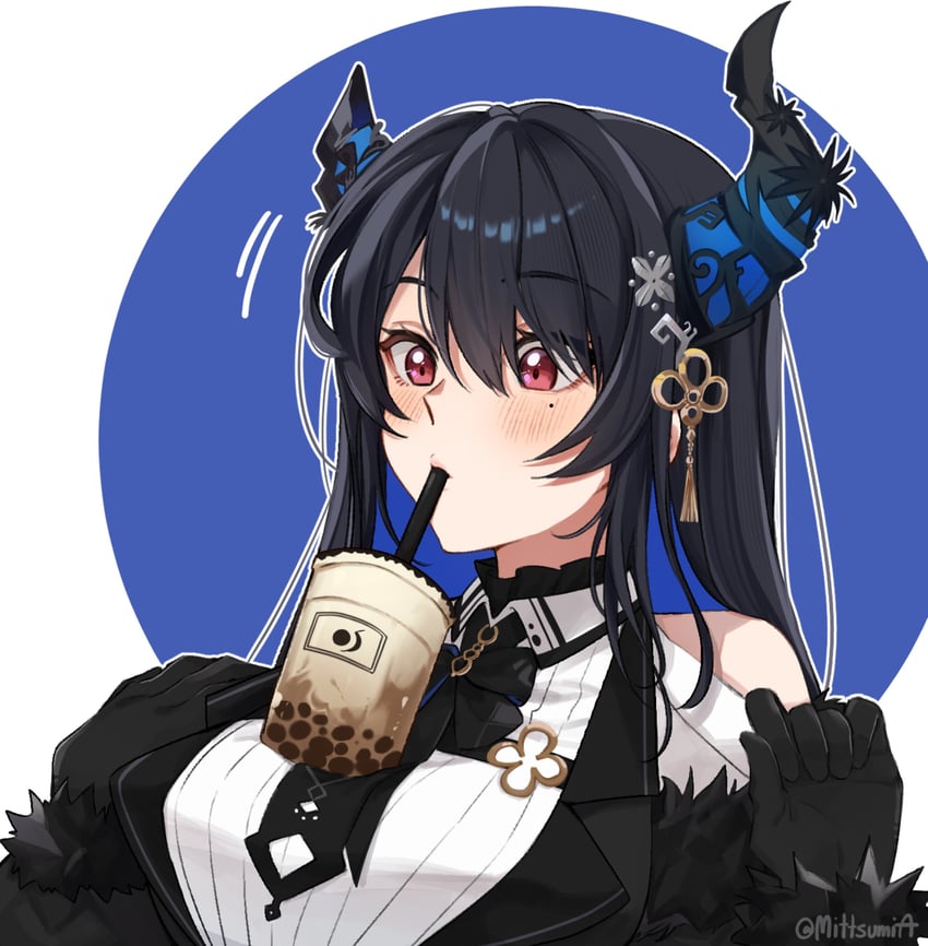 nerissa ravencroft (hololive and 1 more) drawn by mittsu