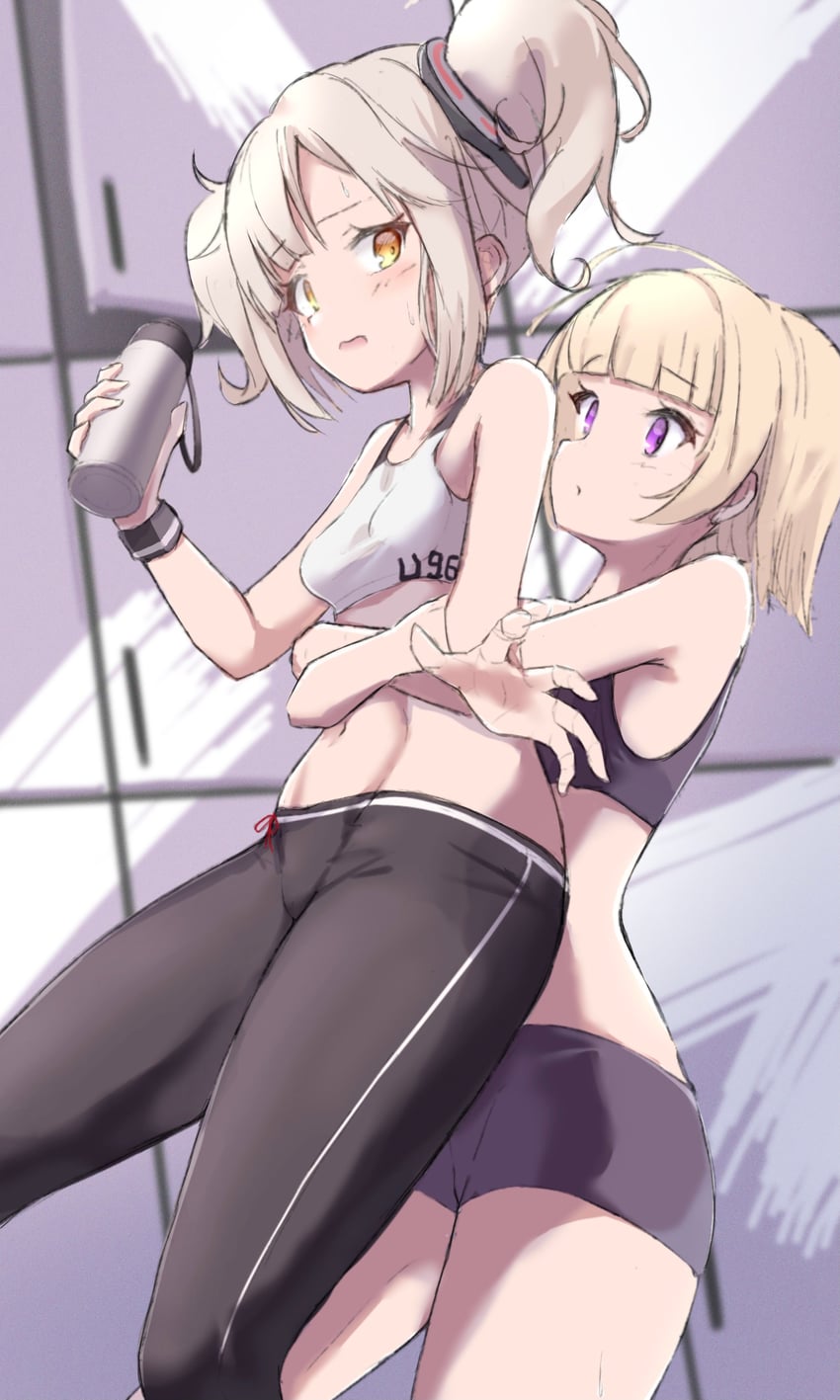 grozny and u-96 (azur lane) drawn by cien_(shikanokuni)