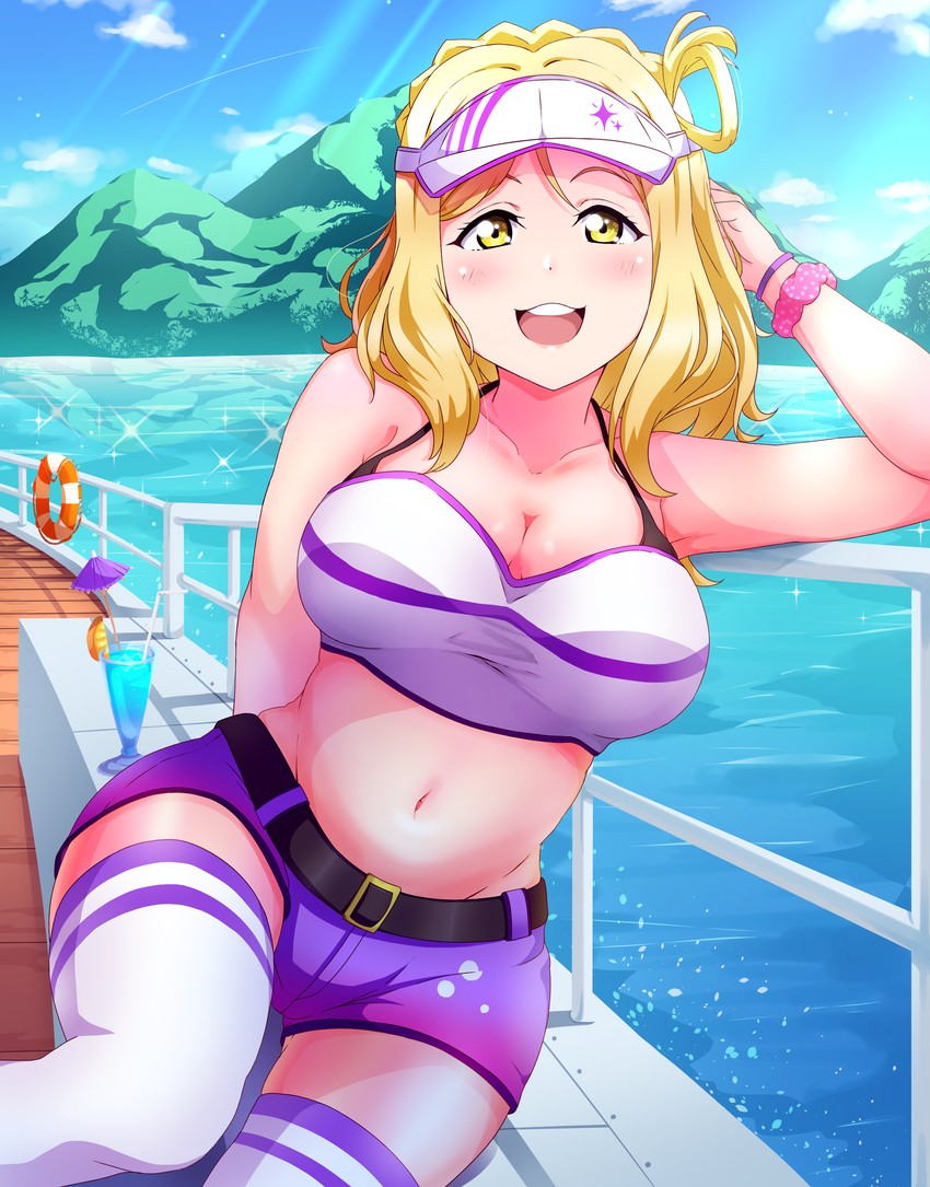 ohara mari (love live! and 1 more) drawn by tsumikiy
