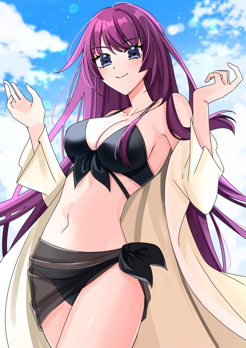 senjougahara hitagi (monogatari) drawn by jmfz5558
