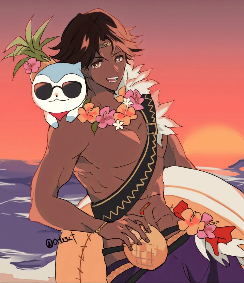 sommie and fogado (fire emblem and 2 more) drawn by oda32t