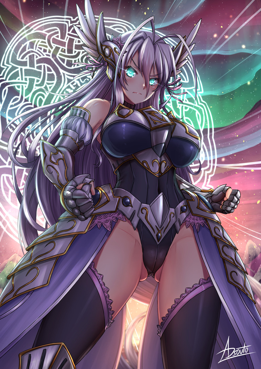 rossweisse (high school dxd) drawn by adsouto
