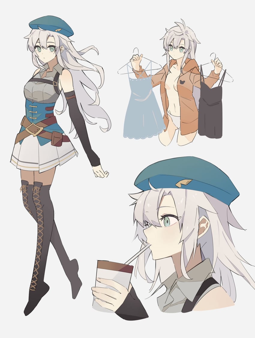 fie claussell (eiyuu densetsu and 2 more) drawn by george_man