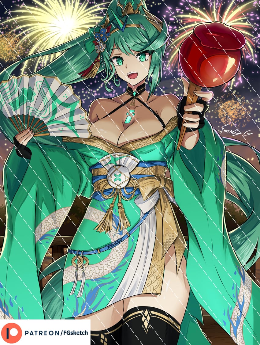 pneuma (xenoblade chronicles and 1 more) drawn by fgsketch
