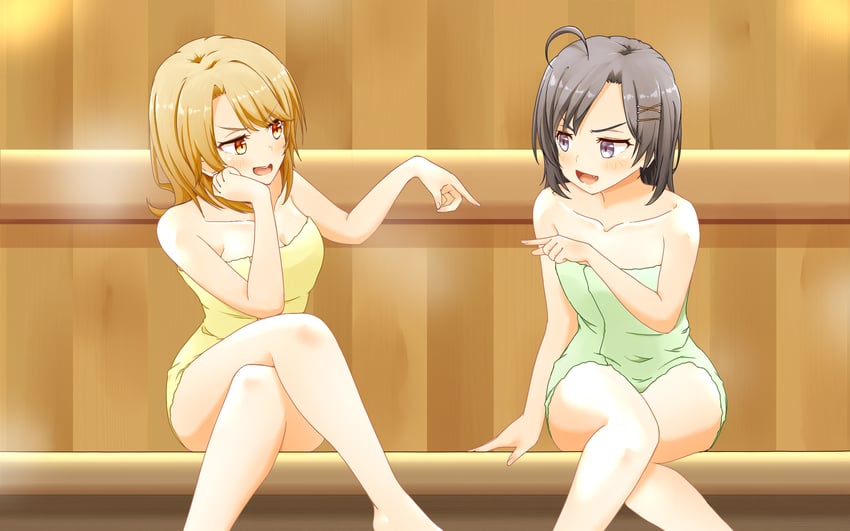 isshiki iroha and hikigaya komachi (yahari ore no seishun lovecome wa machigatteiru.) drawn by atelier_z44