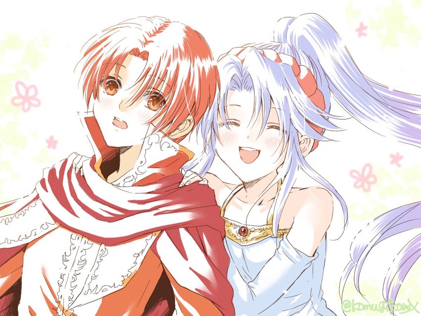 tailtiu and azelle (fire emblem and 1 more) drawn by hanasaki_komugi