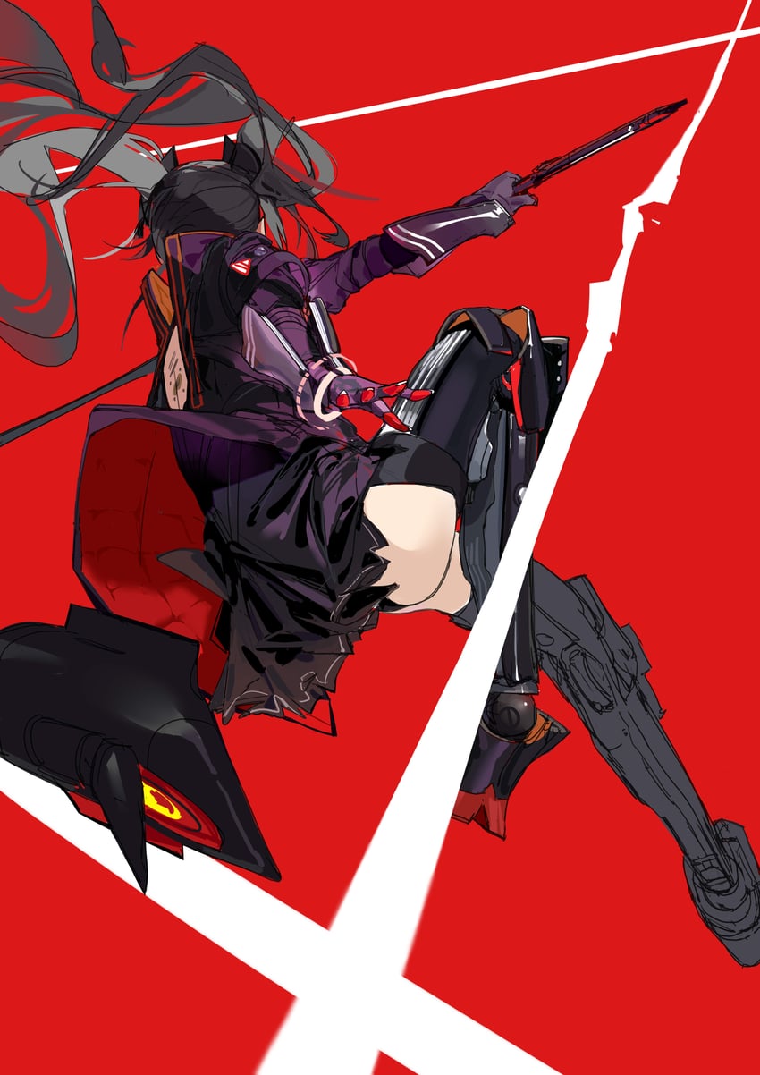 lucia and lucia: plume (punishing: gray raven) drawn by gohanduck