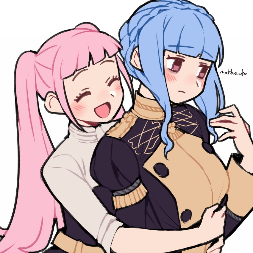 hilda valentine goneril and marianne von edmund (fire emblem and 1 more) drawn by do_m_kaeru