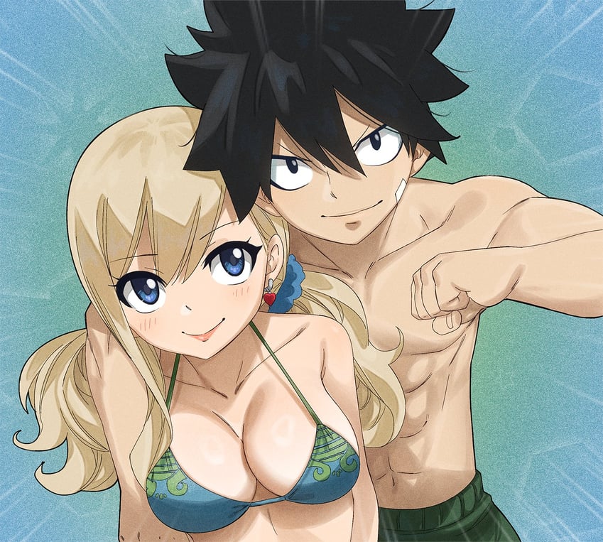 rebecca bluegarden and shiki granbell (eden's zero) drawn by gaston18